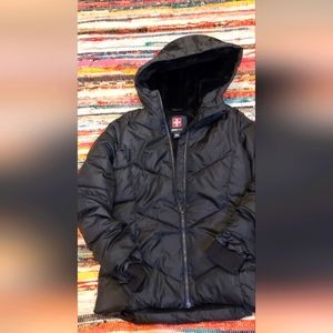 SWISS TECH BLACK PUFF JACKET
